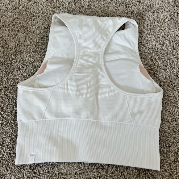 High-neck longline ribbed Bra - Picture 2 of 4